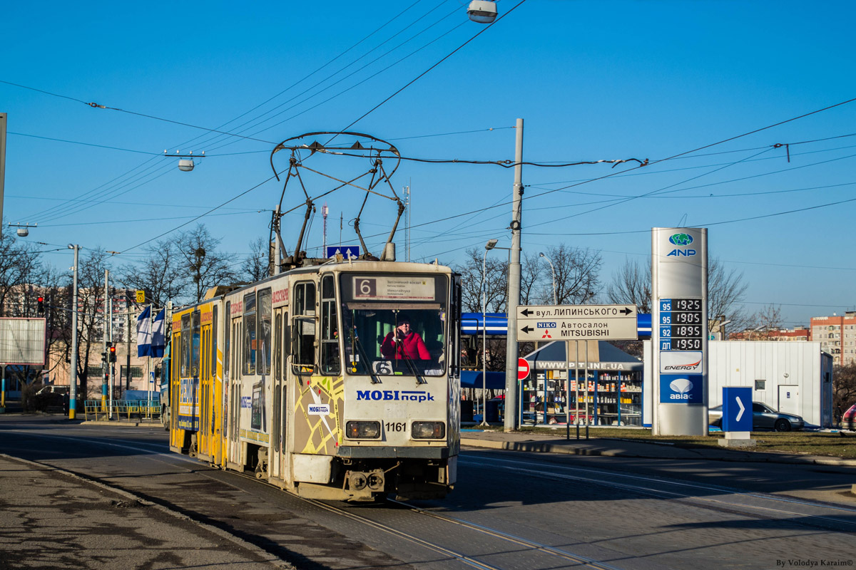 Львов, Tatra KT4D № 1161