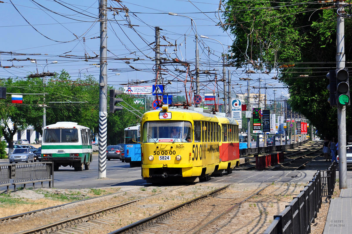 Volgograd, Tatra T3SU N°. 5824