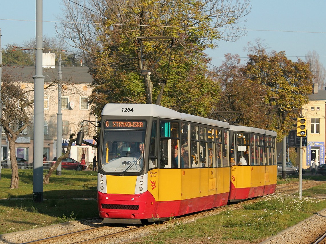 Лодзь, Konstal/MPK 805N-M12 № 1264