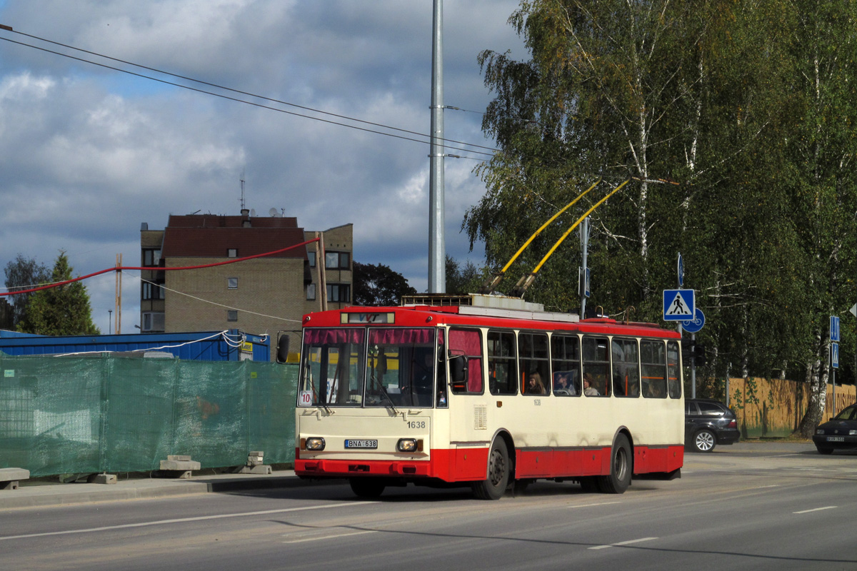 Вильнюс, Škoda 14Tr13/6 № 1638