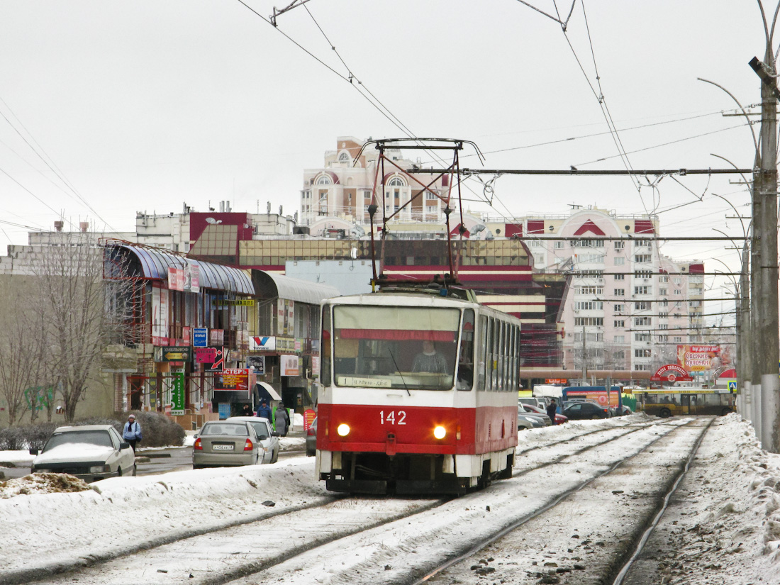 Липецк, Tatra T6B5SU № 142
