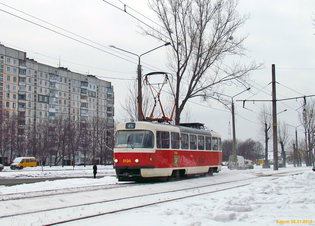 Харьков, Tatra T3A № 5124