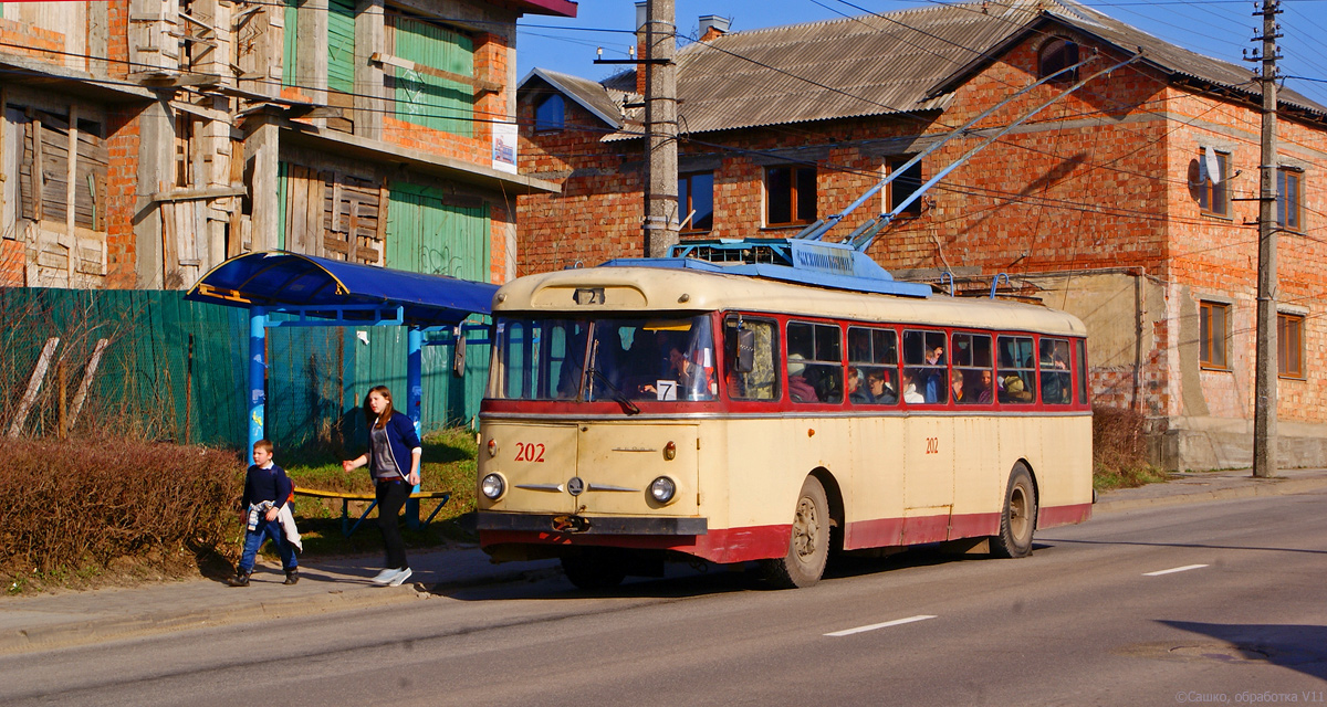 Черновцы, Škoda 9TrH25 № 202