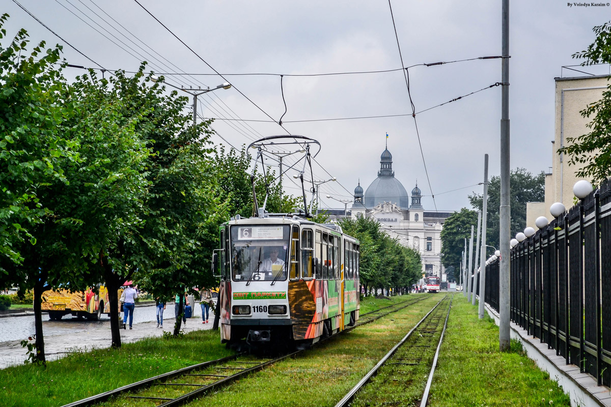 Lviv, Tatra KT4D № 1160 Lviv, Tatra KT4D № 1160
