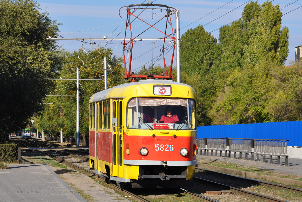 Волгоград, Tatra T3SU № 5826