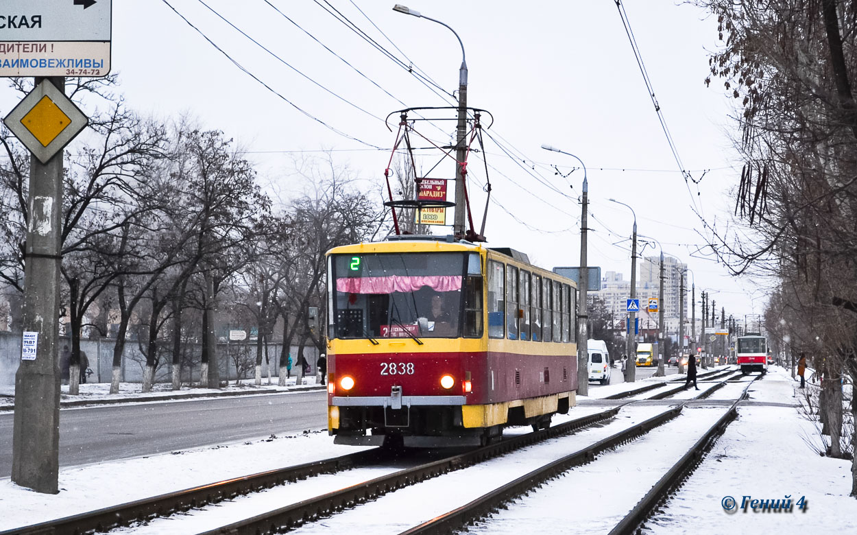 Волгоград, Tatra T6B5SU № 2838