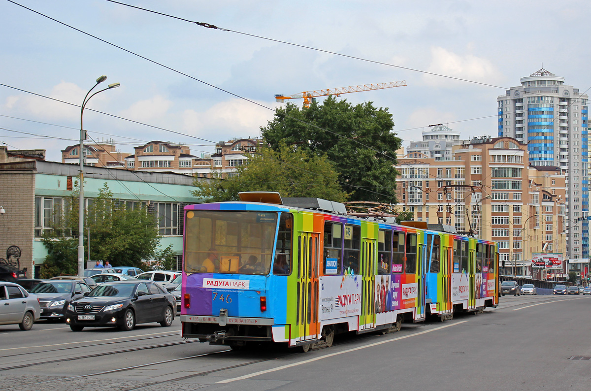 Екатеринбург, Tatra T6B5SU № 746