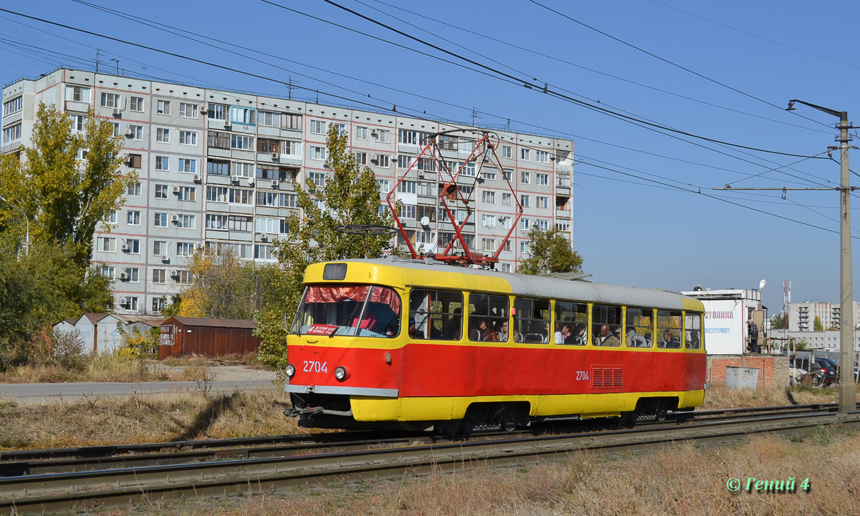 Volgograd, Tatra T3SU # 2704