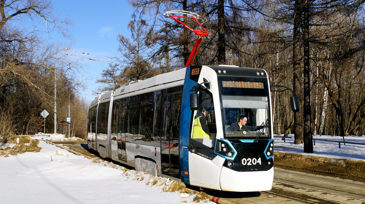 Москва, Stadler B85300М «Метелица» № 0204