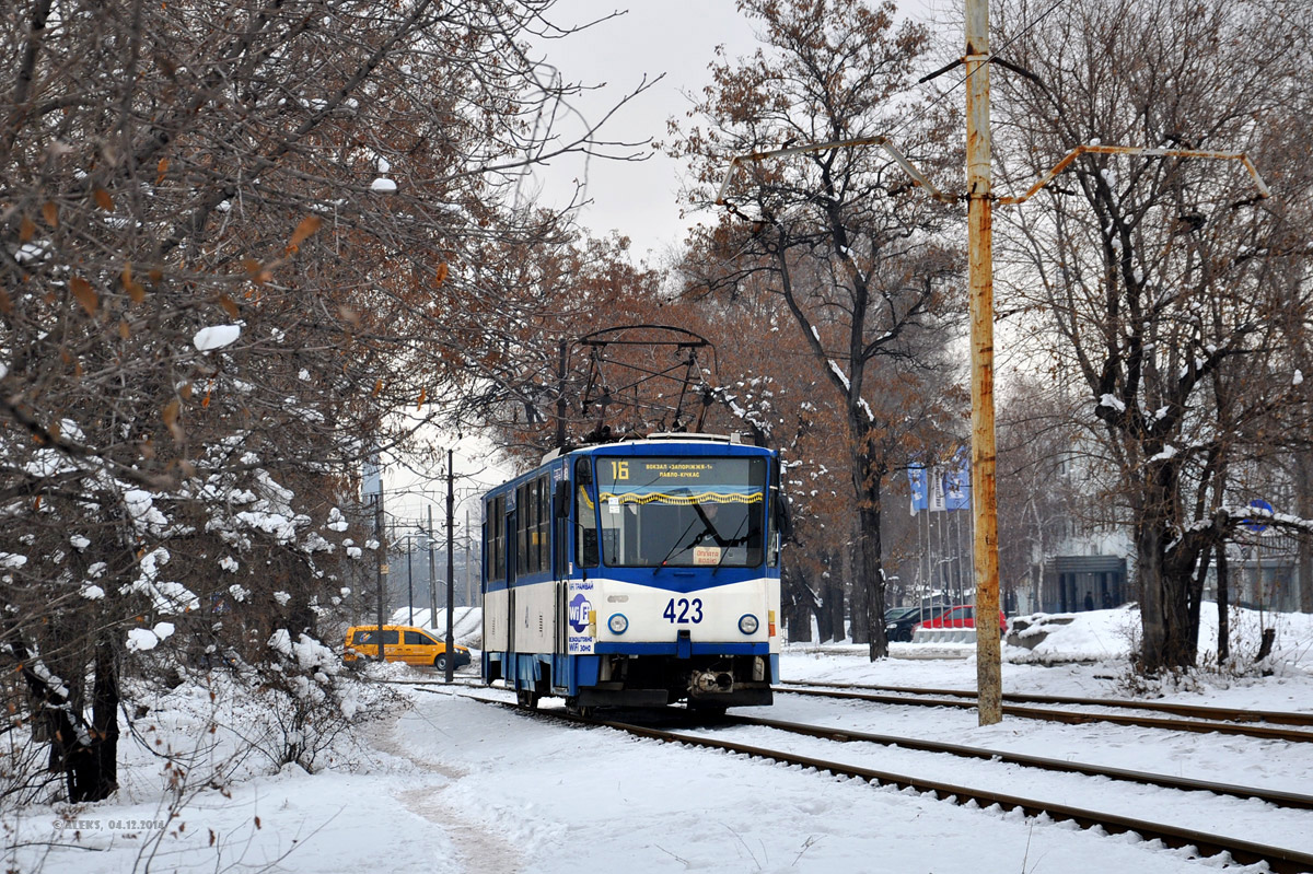 Запорожье, Tatra T6B5SU № 423