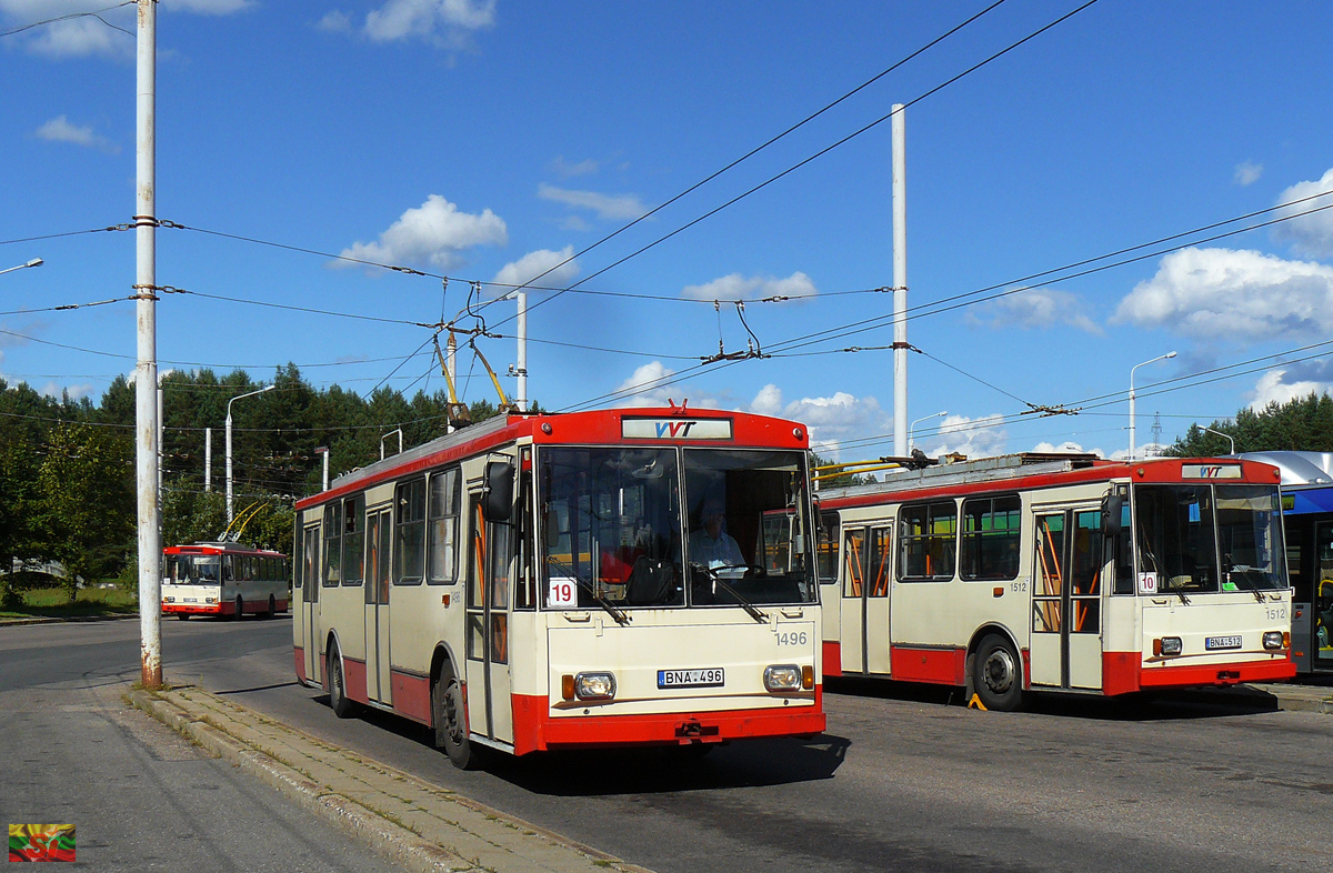 Вильнюс, Škoda 14Tr02/6 № 1496