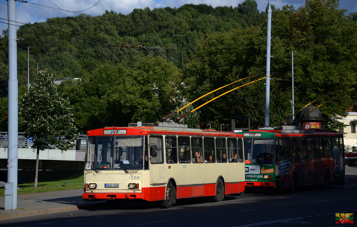 Вильнюс, Škoda 14Tr02/6 № 1508 Вильнюс, Škoda 14Tr02/6 № 1508