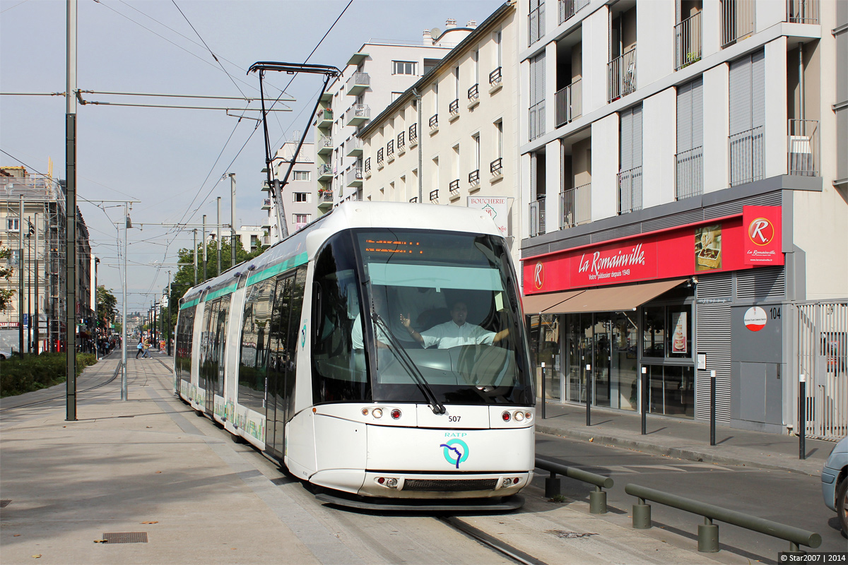 Paryż - Wersal, Translohr STE 3 Nr 507