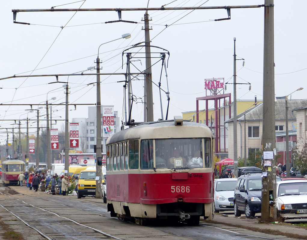 Киев, Tatra T3SU № 5686