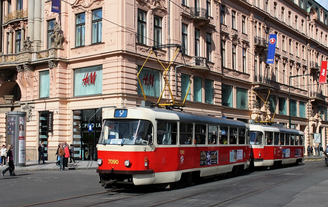 Прага, Tatra T3SUCS № 7090