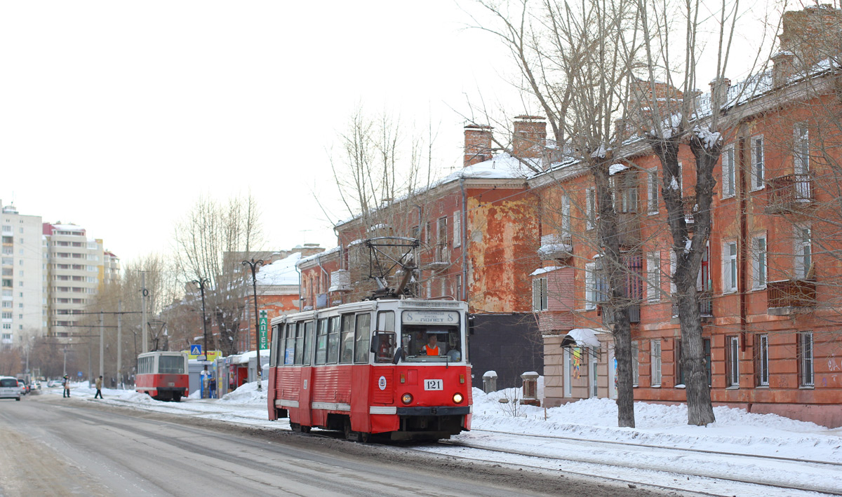 Омск, 71-605 (КТМ-5М3) № 121