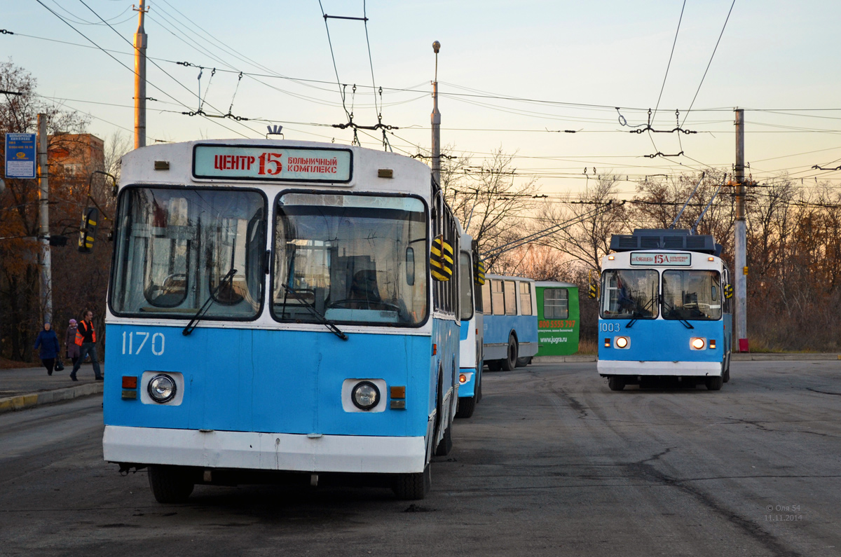 Волгоград, ЗиУ-682 КР ВЗТМ № 1003; Волгоград, ЗиУ-682В-012 [В0А] № 1170