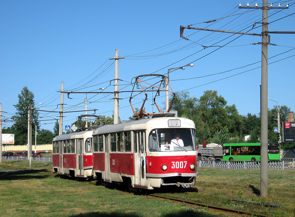 Харьков, Tatra T3SU № 3007