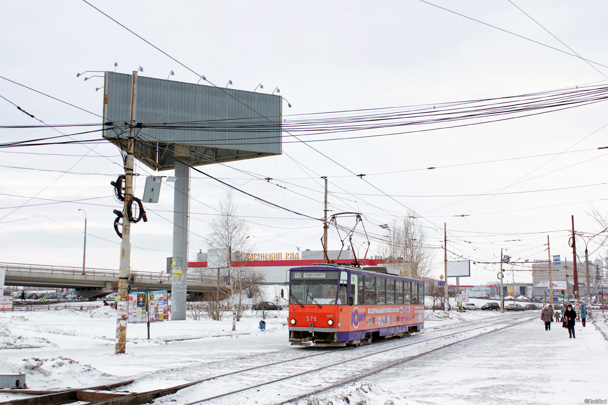 Екатеринбург, Tatra T6B5SU № 376