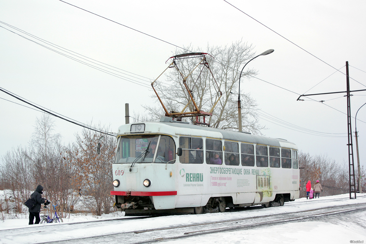 Екатеринбург, Tatra T3SU (двухдверная) № 609