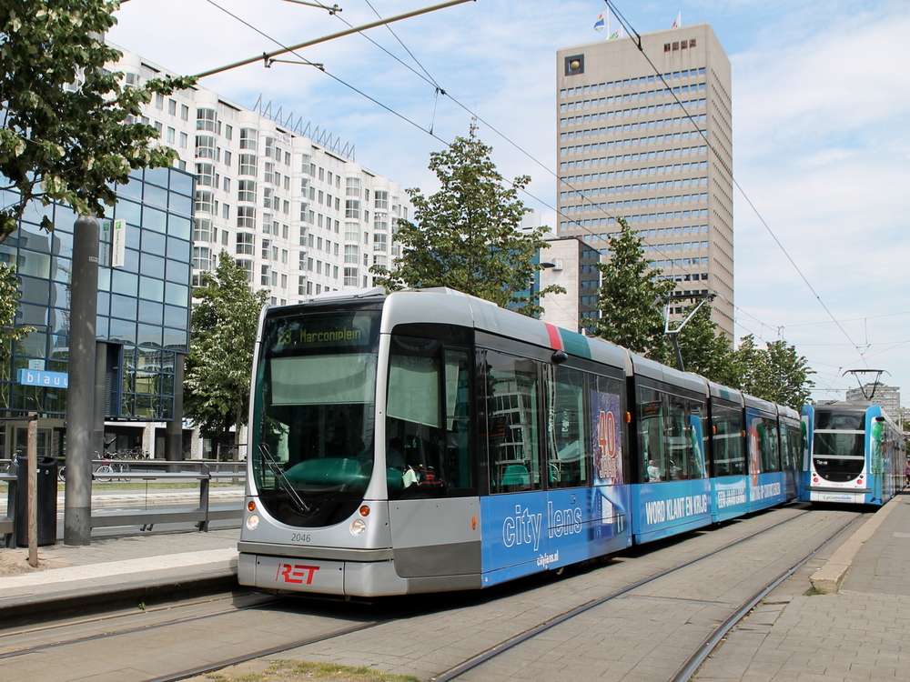 Роттердам, Alstom Citadis 302 № 2046