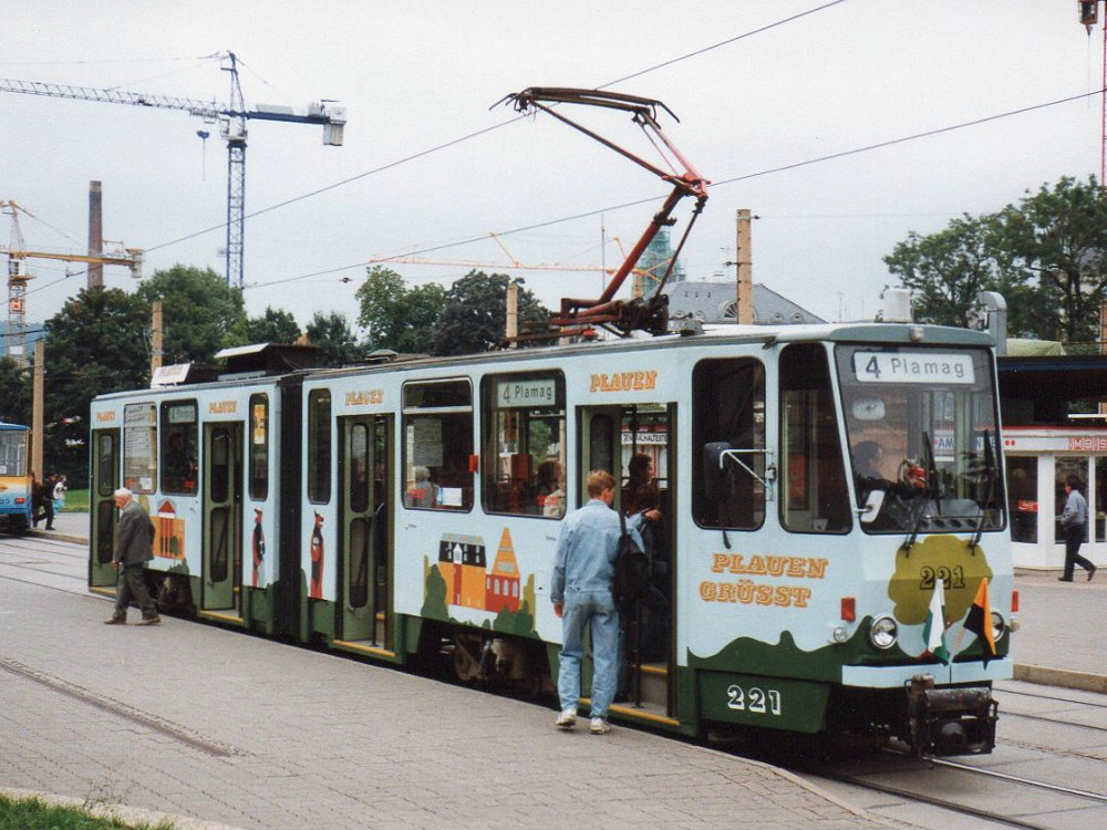 Plauen, Tatra KT4DM № 221