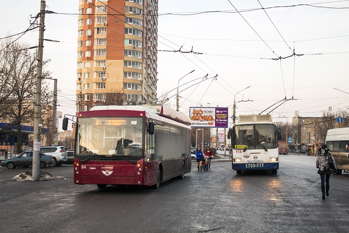 Тула, Тролза-5265.00 «Мегаполис» № 84; Тула, ЛиАЗ-5280 № 118