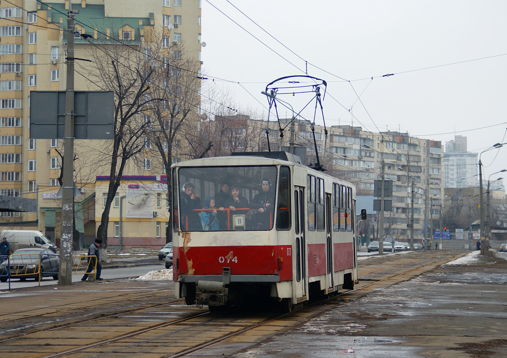 Киев, Tatra T6B5SU № 074 Киев, Tatra T6B5SU № 074