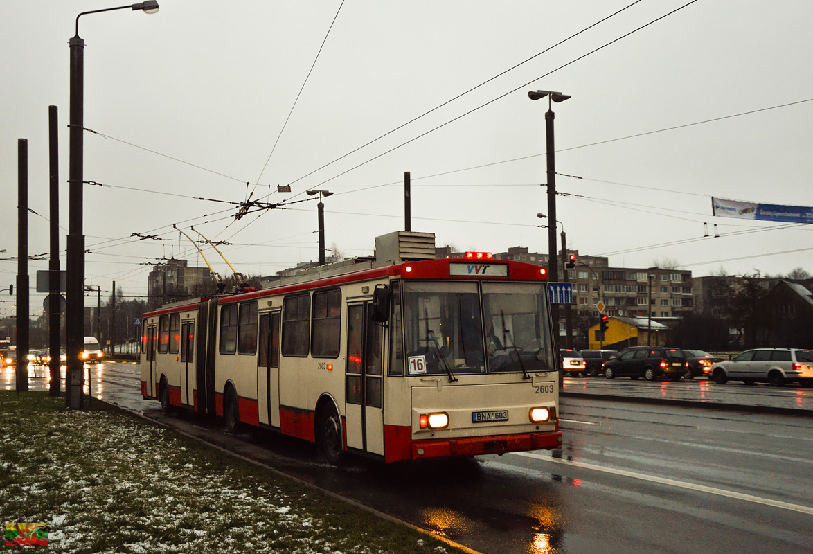 Вильнюс, Škoda 15Tr03/6 № 2603
