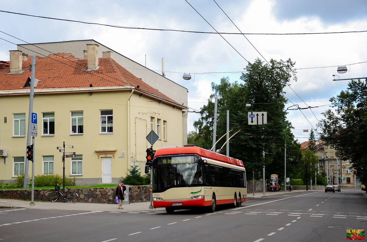 Вильнюс, Solaris Trollino II 15 AC № 1701