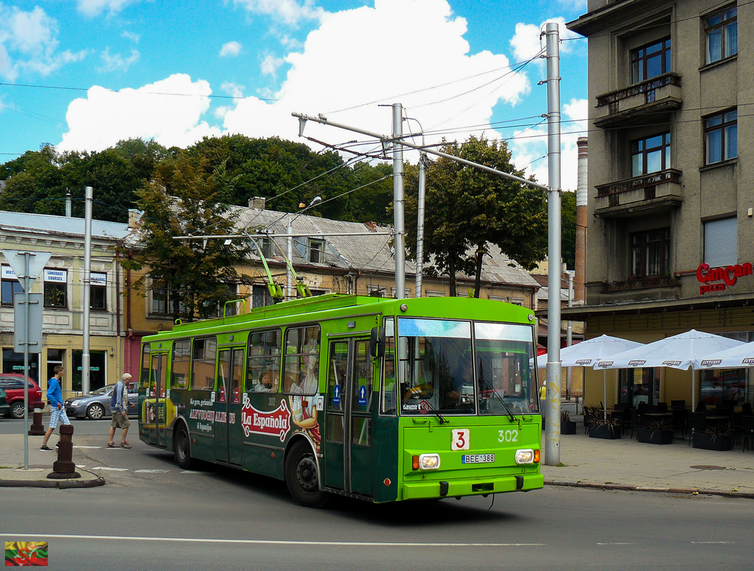 Kaunas, Škoda 14Tr02/6 nr. 302 Kaunas, Škoda 14Tr02/6 nr. 302