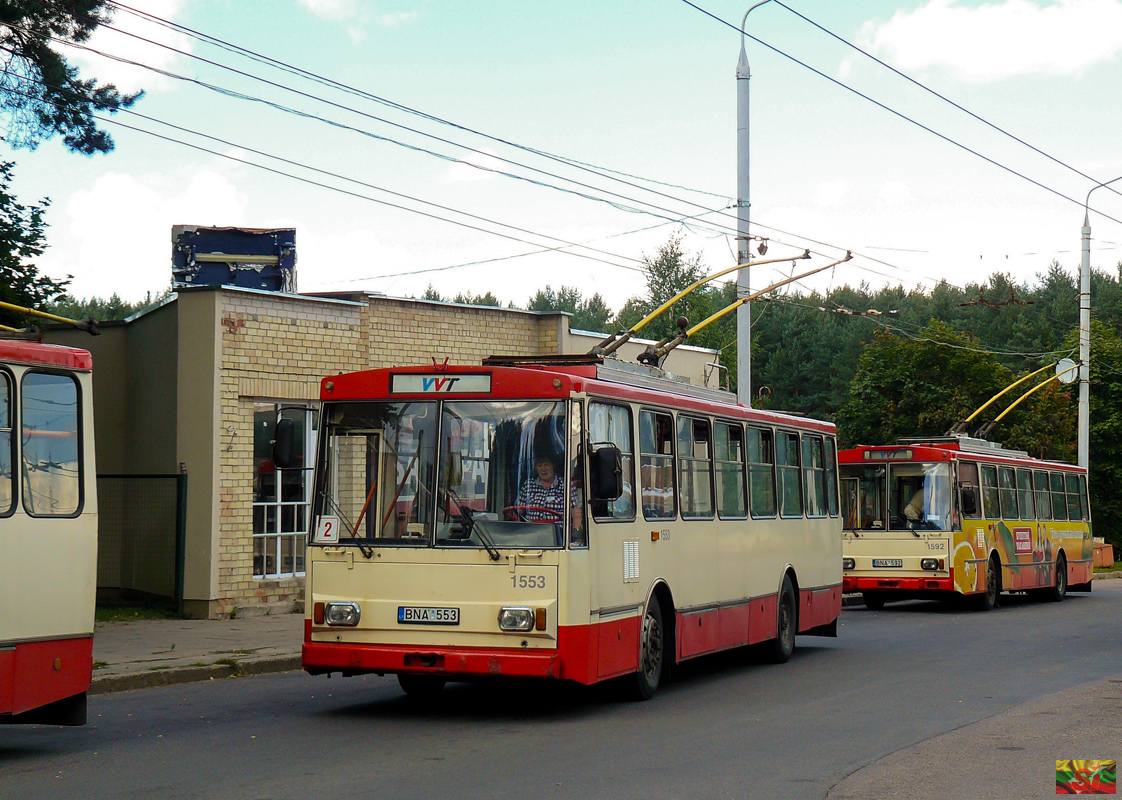 Вильнюс, Škoda 14Tr89/6 № 1553