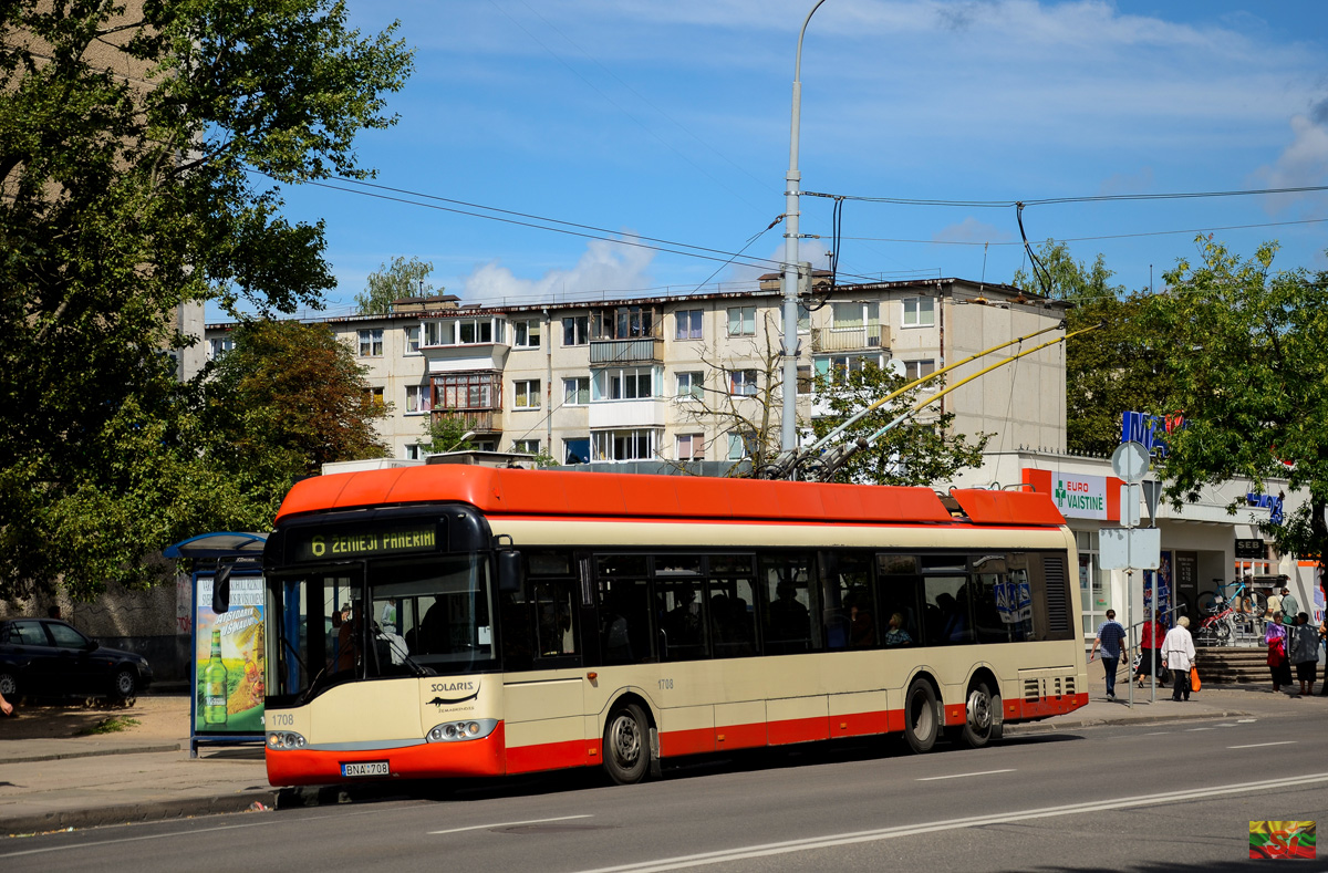 Вильнюс, Solaris Trollino II 15 AC № 1708