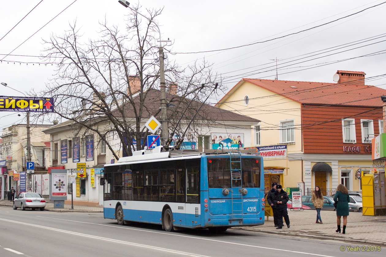 Крымскі тралейбус, Богдан Т70110 № 4315
