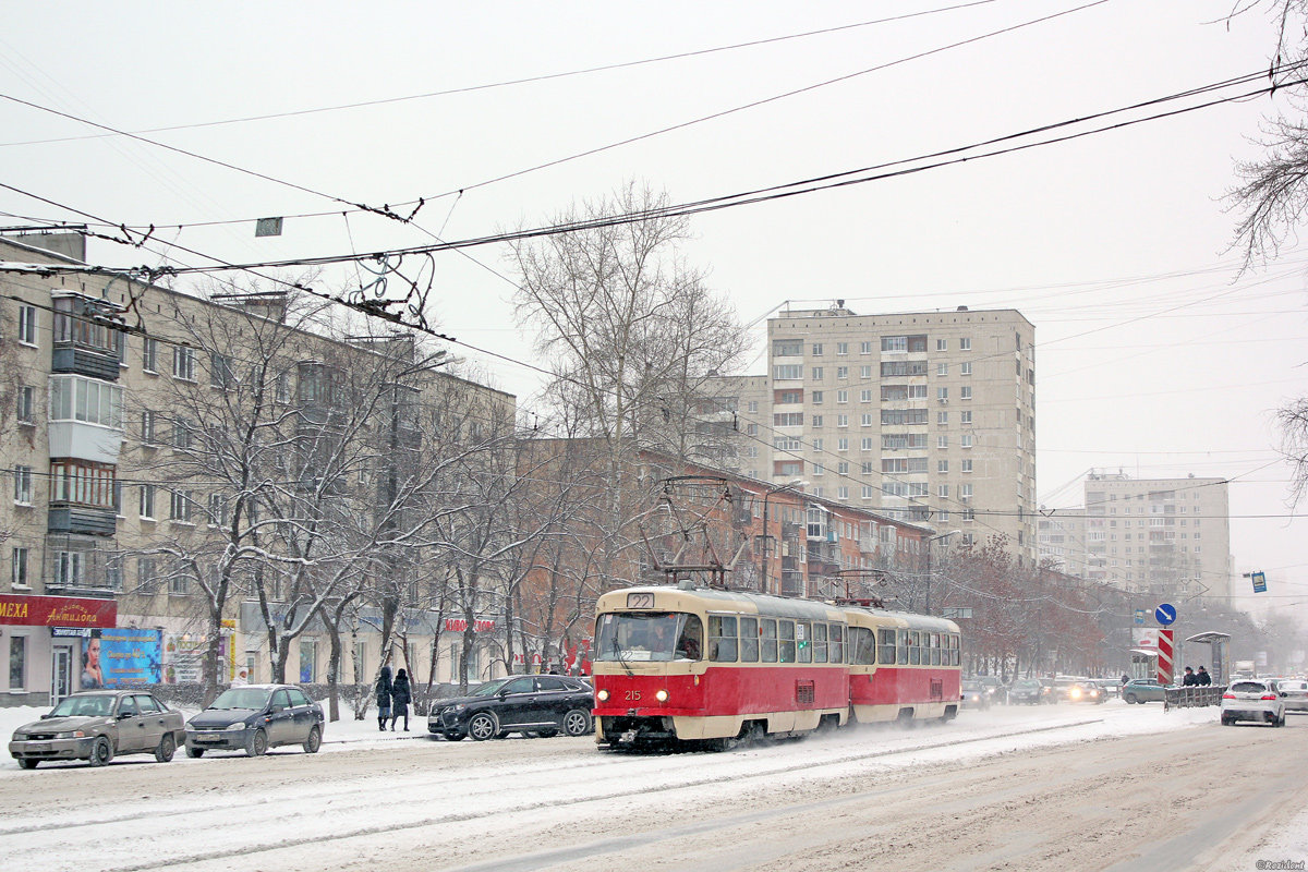 Jekaterinburg, Tatra T3SU № 215 Jekaterinburg, Tatra T3SU № 215