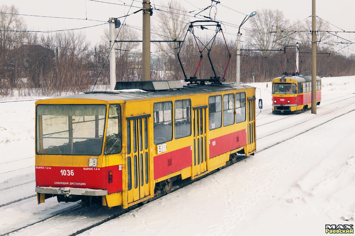 Барнаул, Tatra T6B5SU № 1036