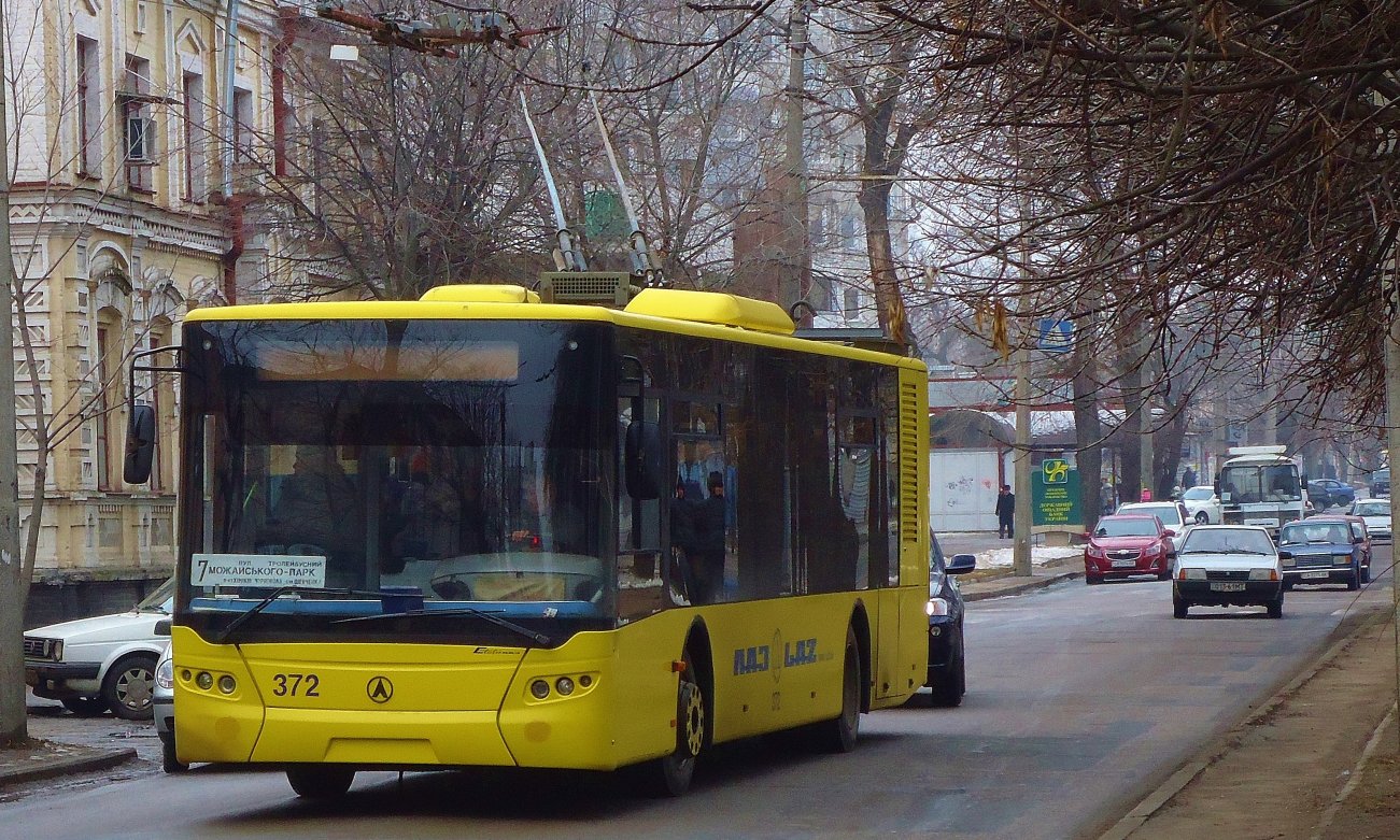 Черкассы, ЛАЗ E183D1 № 372