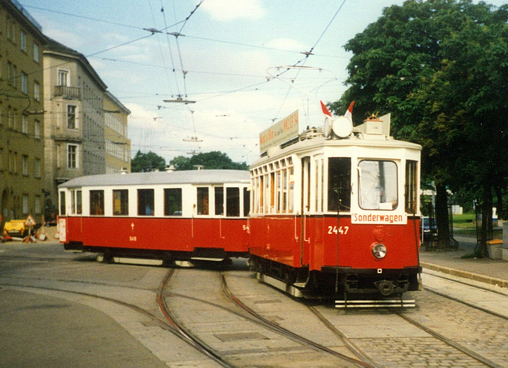 Вена, Simmering Type K № 2447; Вена — Tramwaytag 1997 Вена, Simmering Type K № 2447; Вена — Tramwaytag 1997