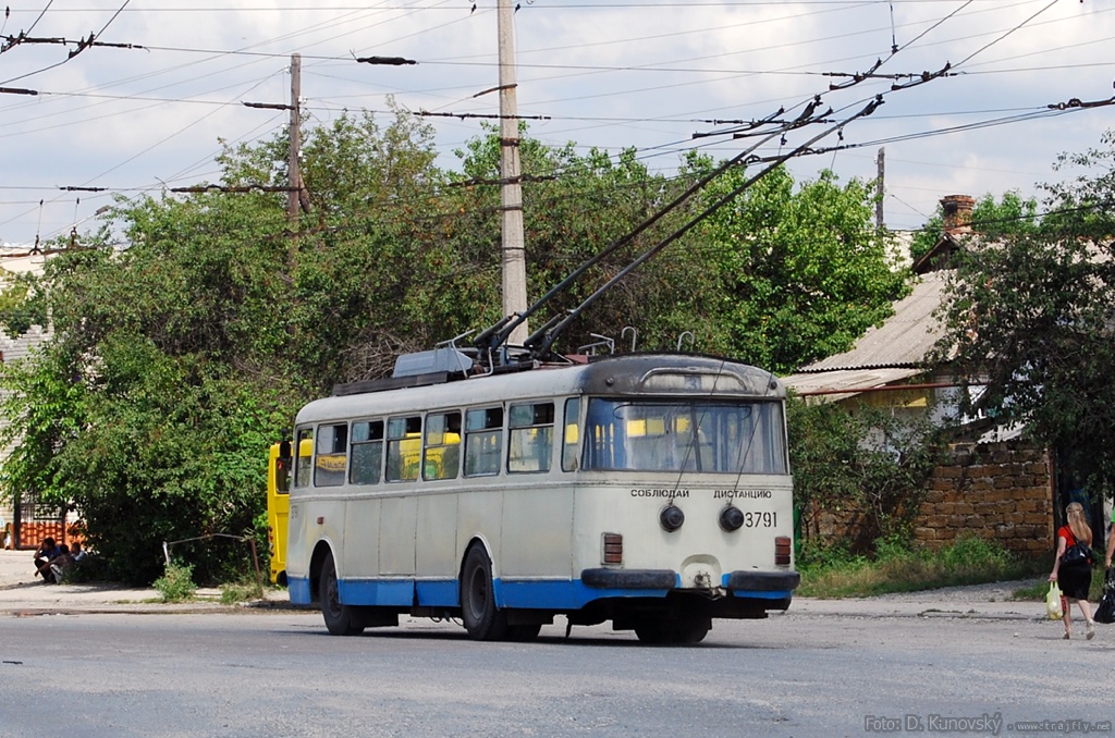 Крымский троллейбус, Škoda 9TrH29 № 3791