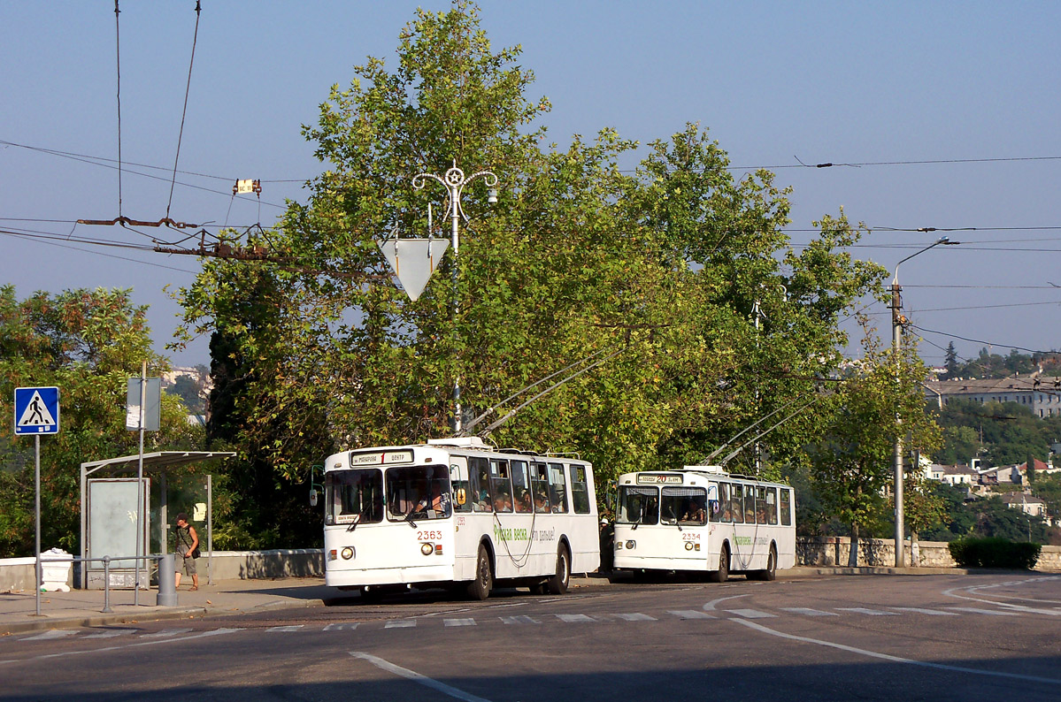 Севастополь, ЗиУ-682В-012 [В0А] № 2363; Севастополь, ЗиУ-682В-012 [В0А] № 2334