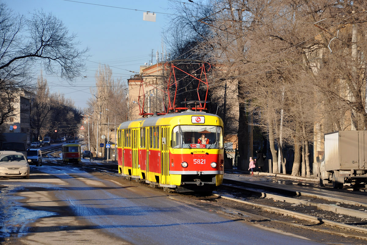 Volgograda, Tatra T3SU № 5821