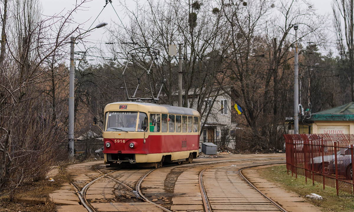 Киев, Tatra T3P № 5916