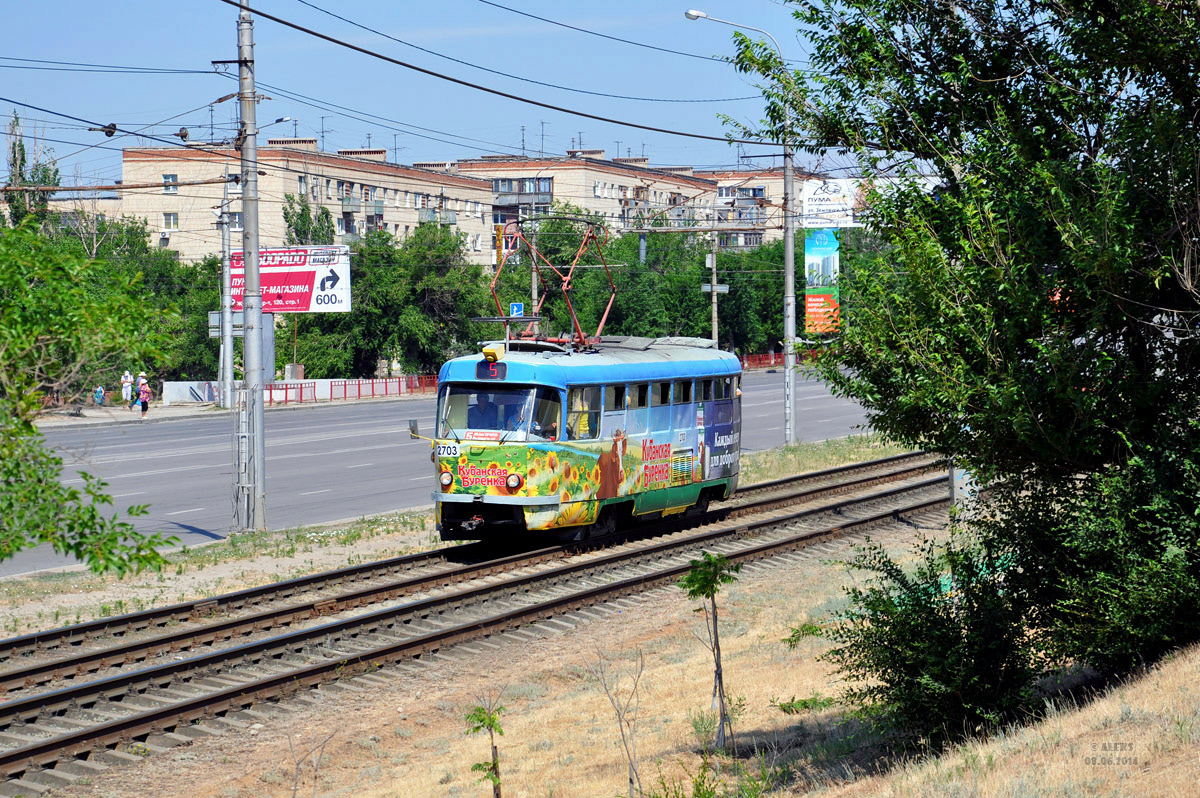 Volgograd, Tatra T3SU Nr. 2703
