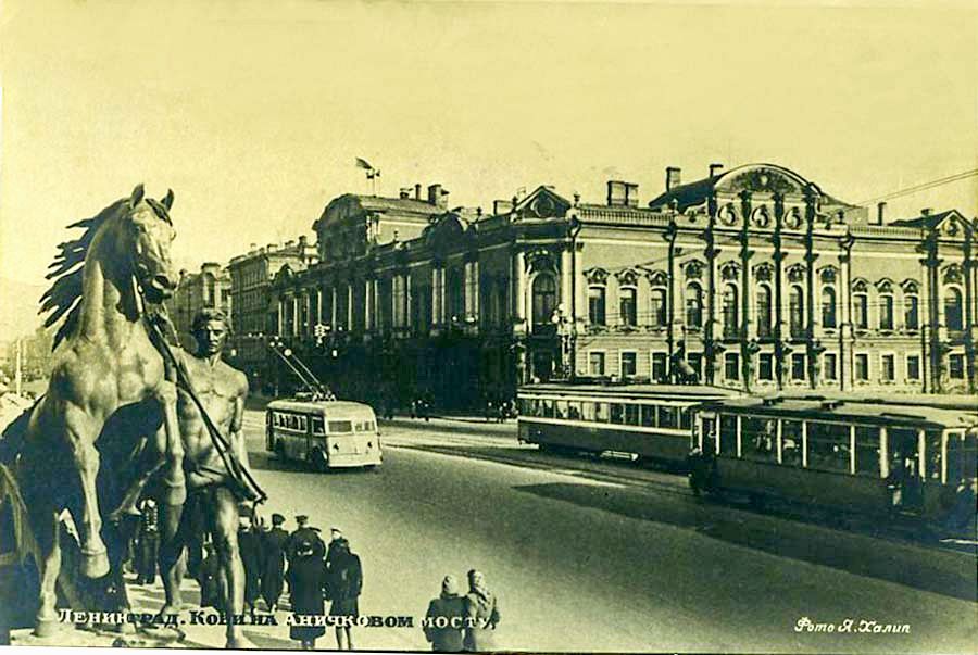 Санкт-Петербург — Исторические фотографии трамвайных вагонов; Санкт-Петербург — Исторические фотографии троллейбусов; Санкт-Петербург — Мосты