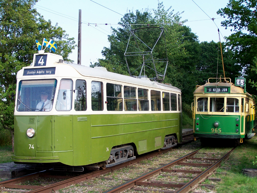 Skjoldenæsholm, ASEA A25G № 74; Skjoldenæsholm, MMTB W6 Class № 965