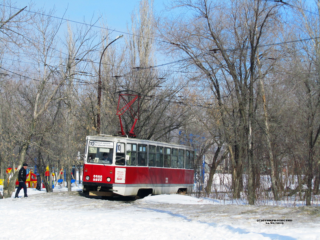 Саратов, 71-605 (КТМ-5М3) № 2209 Саратов, 71-605 (КТМ-5М3) № 2209