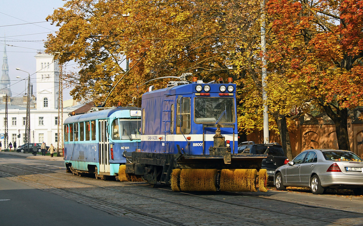 Riika, VTK-01 # 88005; Riika, Tatra T3A # 88001