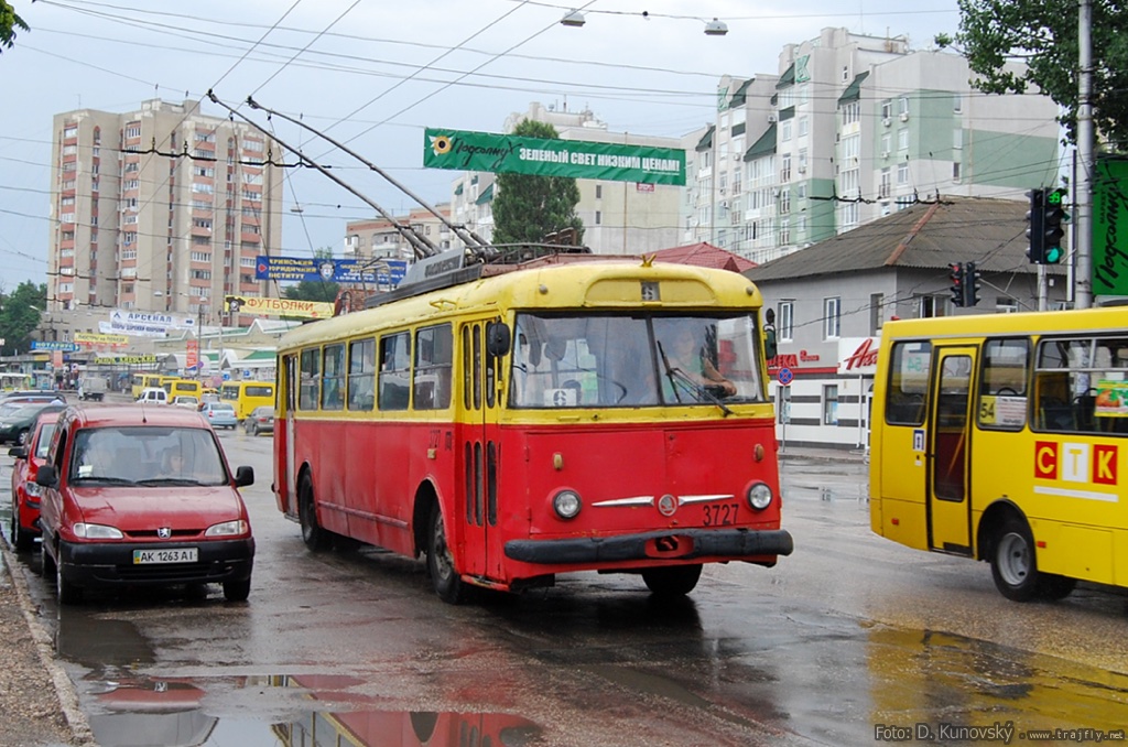 Крымский троллейбус, Škoda 9TrH27 № 3727