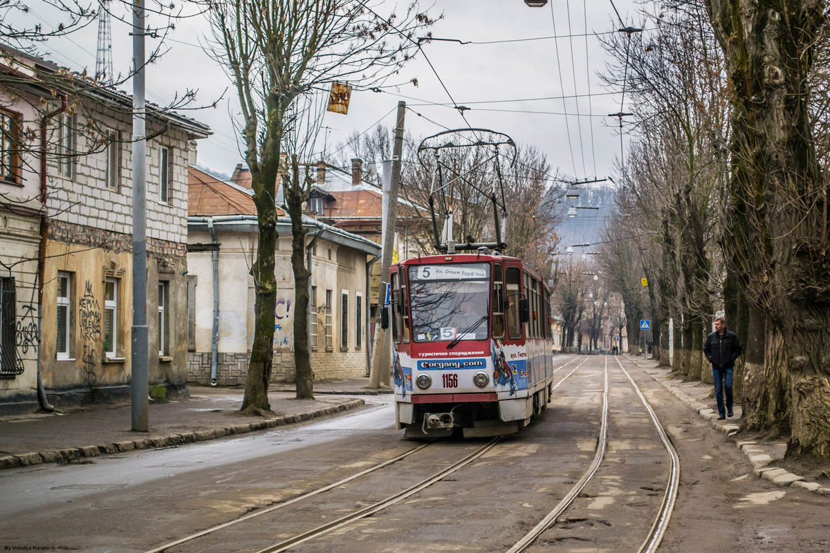 Львов, Tatra KT4D № 1156