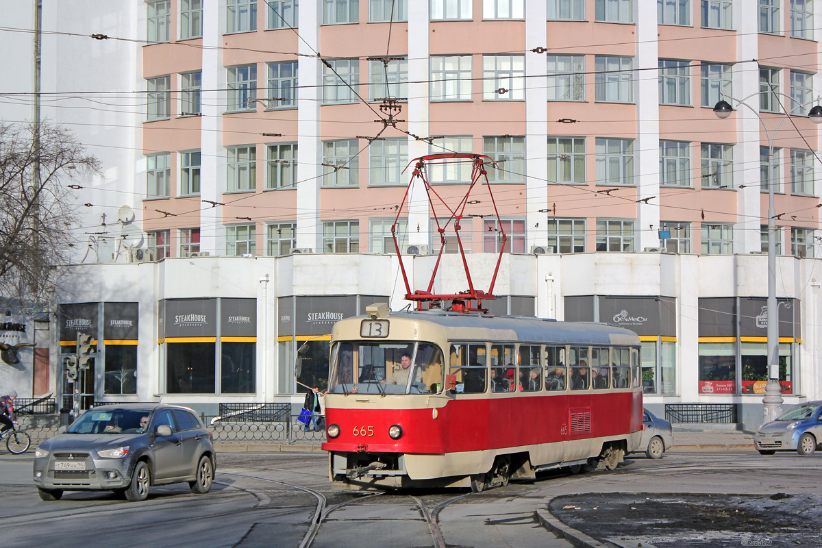 Екатеринбург, Tatra T3SU № 665